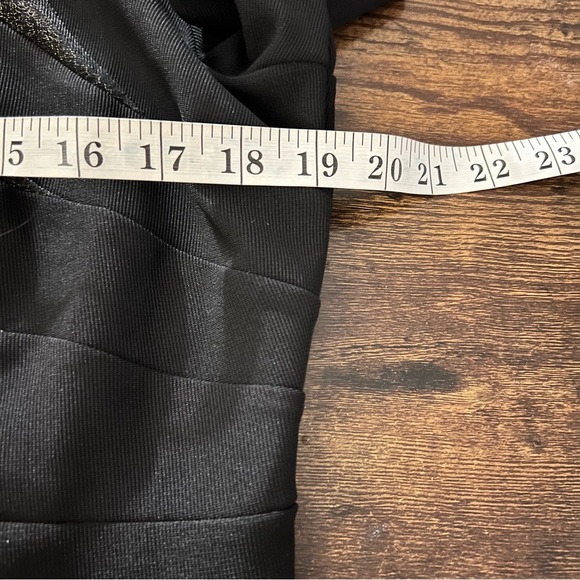 Ashley Stewart LBD Black Dress with Gold Accents Size 14-16W 3/4 Sleeve - Picture 3 of 12